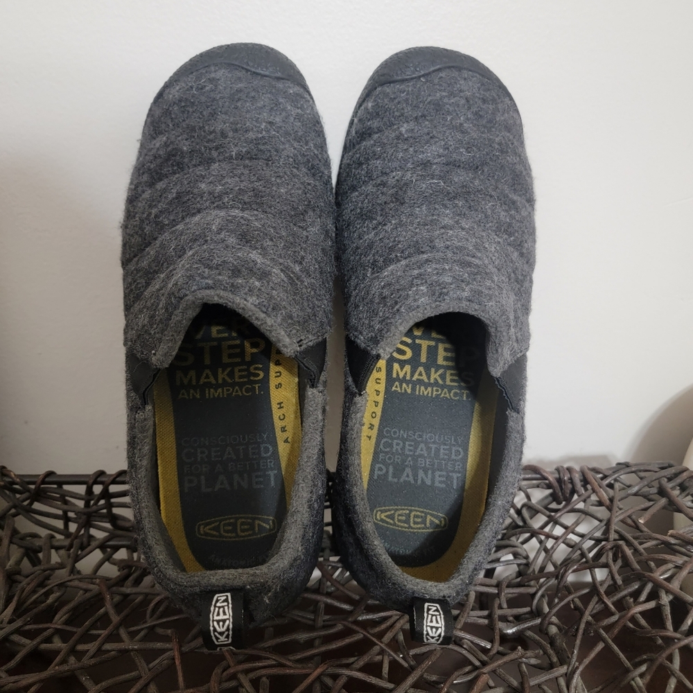 Keen Women’s Howser II Grey Felt Gray  Slip On Shoes Size 9.5 - Picture 5 of 7